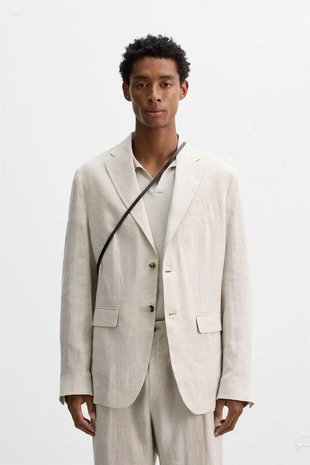 Купить Zara Костюмный блейзер из 100% льна