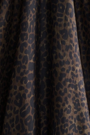 Платье-кафтан с животным принтом для пляжа- Заказать в России