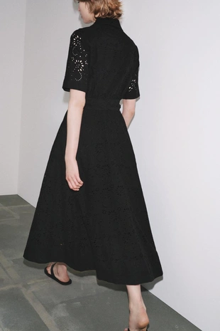 Платье-рубашка с вышивкой — ZW COLLECTION- Заказать в России