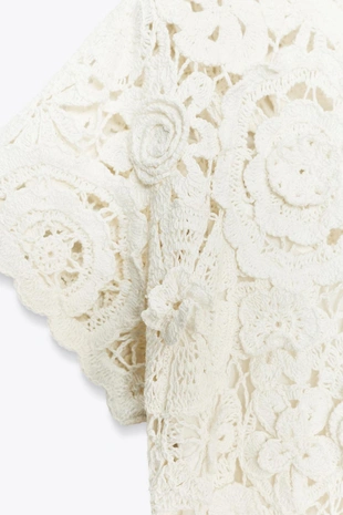 Короткое платье кроше — ZW COLLECTION- Заказать в России