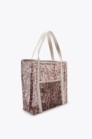 Купить Zara Большая сумка-шопер с анималистическим принтом