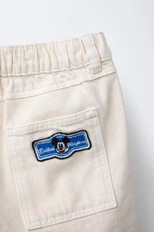 Брюки BAGGY из твила с нашивками MICKEY MOUSE © DISNEY- Заказать в России