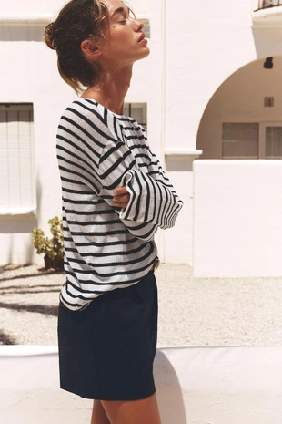 Хлопковая футболка в стиле рустик- Заказать в России