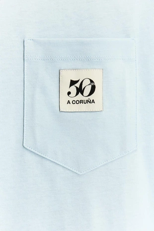 Футболка с нашивкой, карманом и к 50-летнему юбилею