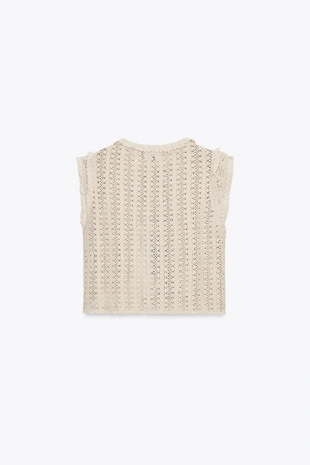 Топ с вышивкой кроше- Заказать в России