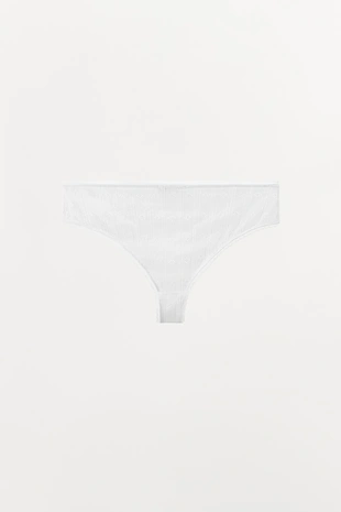 Ажурные трусы с атласным бантом- Заказать в России