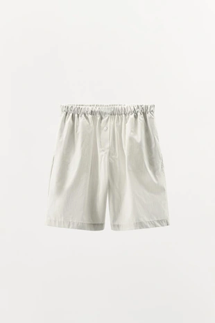 Поплиновые бермуды в полоску- Заказать в России