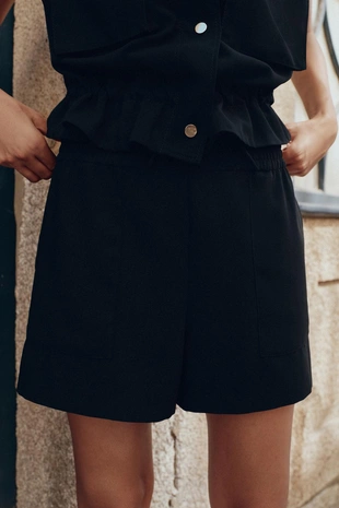 Шорты с эластичным поясом- Заказать в России