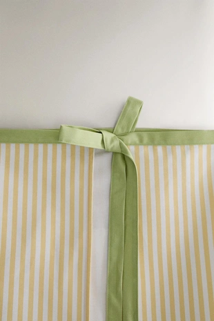 Фартук для кухни из хлопка в полоску с мотивами мороженого- Заказать в России