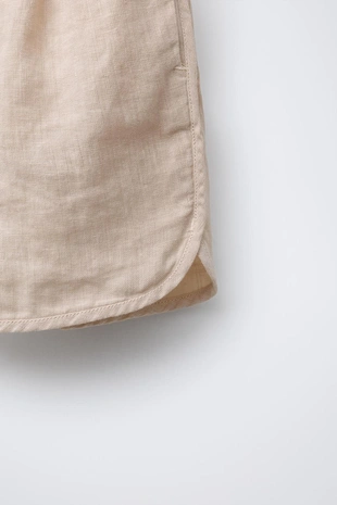 Бермуды из 100% льна- Заказать в России