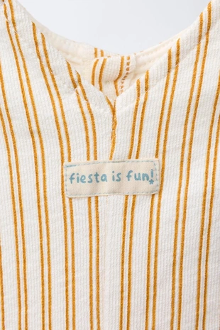 Комбинезон в полоску с этикеткой- Заказать в России