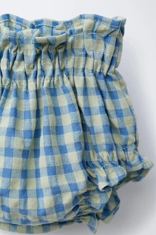 Greenish | 6061/527/514 - Zara Трусы в клетку виши