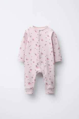 Pink | 4174/634/926 - Zara Комбинезон для сна с заменяемой ножкой в виде зайца