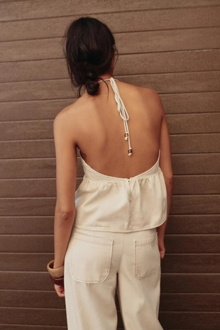 Джинсы Z1975 WIDE LEG с высокой посадкой и бусинами- Заказать в России