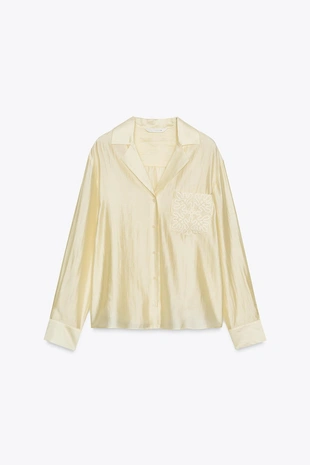 Рубашка с вышивкой — ZW COLLECTION- Заказать в России