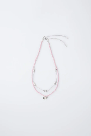 Купить Zara Набор из двух ожерелий с бантиками