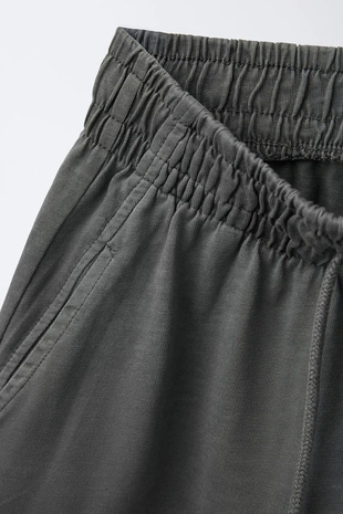 Grey | 3402/701/802 - Zara Шорты-бермуды с текстом