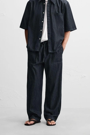 Джинсы-джоггеры RELAXED FIT- Заказать в России