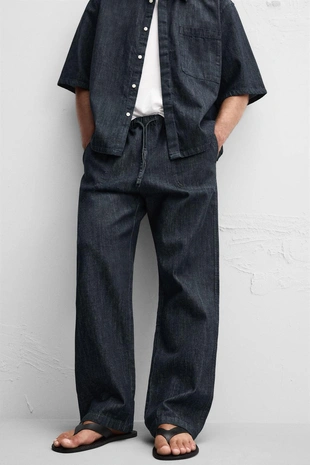 Джинсы-джоггеры RELAXED FIT- Заказать в России