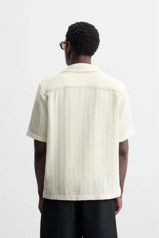 Рубашка JACQUARD с геометрическим узором