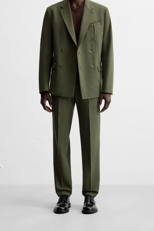 Костюмные брюки с шерстью- Заказать в России