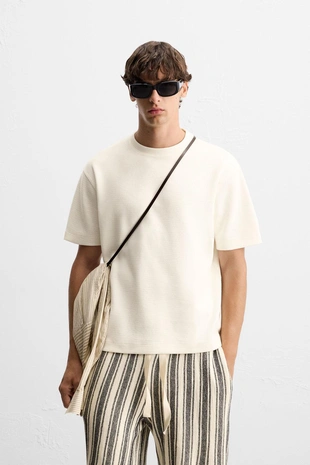 Купить Zara Толстовка из ткани с узором