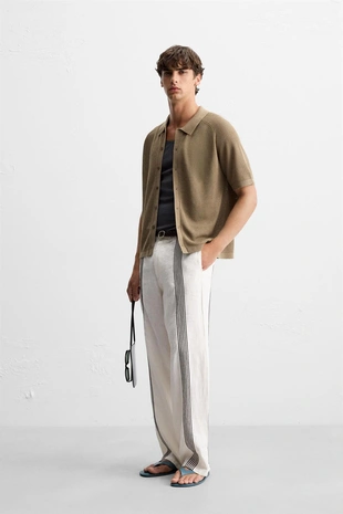 Трикотажная рубашка свободного кроя- Заказать в России