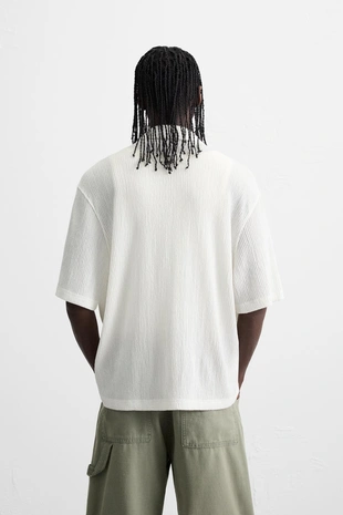 Рубашка из жатой ткани- Заказать в России