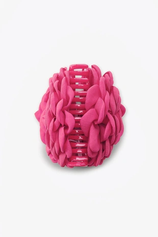 Заколка для волос с тканевым цветком- Заказать в России