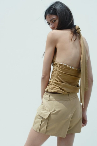 Юбка-шорты карго- Заказать в России