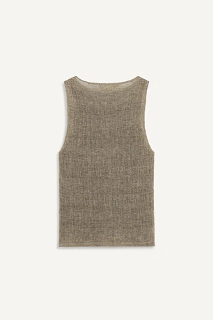 Льняной топ в двойном исполнении- Заказать в России