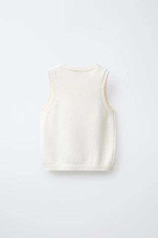 Купить Zara Трикотажный топ с бисером