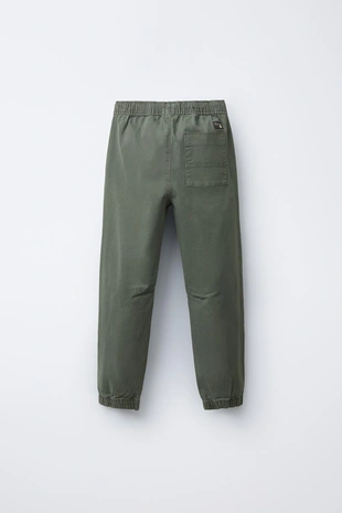 Брюки-джоггеры с резинками- Заказать в России