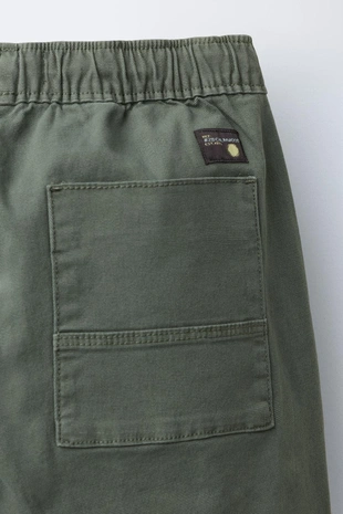 Брюки-джоггеры с резинками- Заказать в России