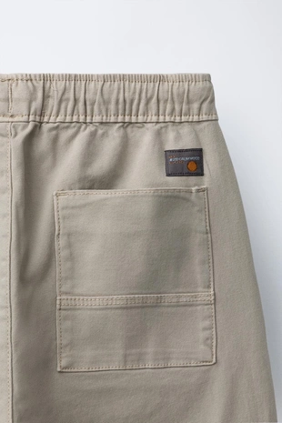 Брюки-джоггеры с резинками- Заказать в России