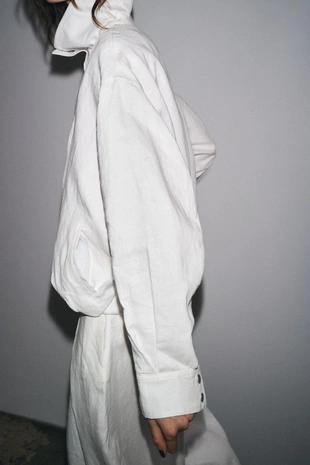 Бомбер из 100% льна — ZW COLLECTION- Заказать в России