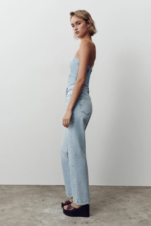 Джинсы Z.04 STRAIGHT со средней посадкой максимальной длины- Заказать в России