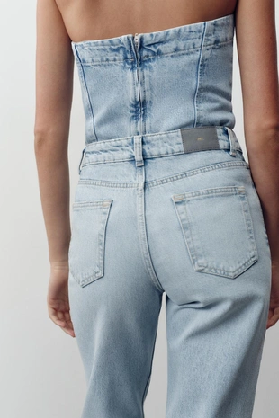 Джинсы Z.04 STRAIGHT со средней посадкой максимальной длины- Заказать в России