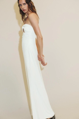 Длинное платье с вырезами- Заказать в России