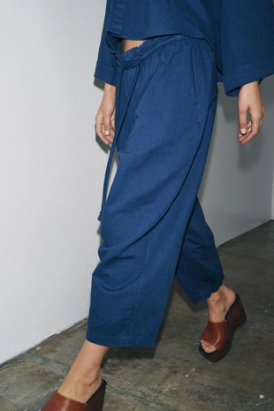 Брюки из льняной ткани — ZW COLLECTION- Заказать в России