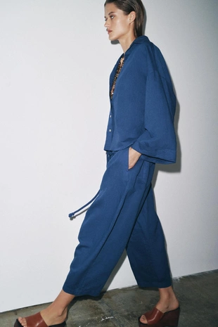 Брюки из льняной ткани — ZW COLLECTION- Заказать в России