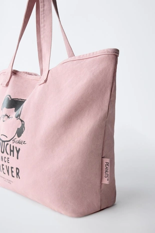 Pink | 1180/630/050 - Zara Сумка-шопер PEANUTS™