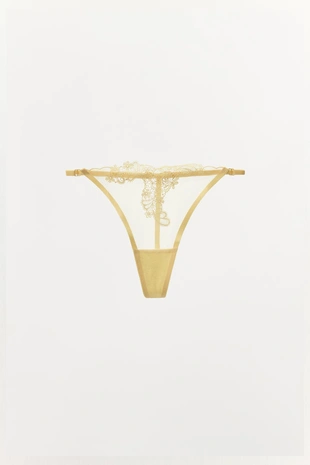 Кружевные трусы-танга- Заказать в России