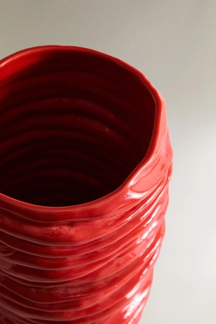 Волновая керамическая ваза X COLLAGERIE- Заказать в России