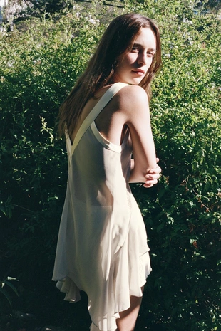 Легкий топ из жоржета- Заказать в России