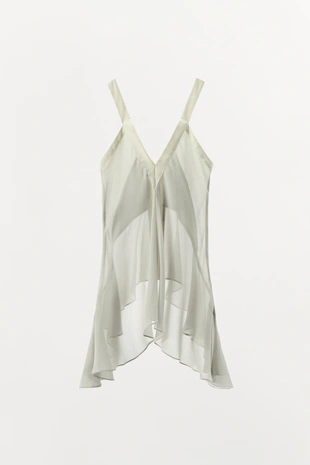 Легкий топ из жоржета- Заказать в России