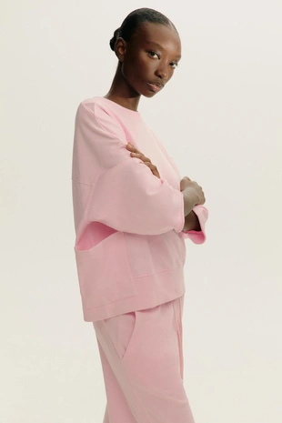 Толстовка с эффектом потертости