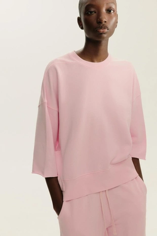 Толстовка с эффектом потертости