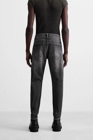 Grey | 6045/377/802 - Zara Джинсы SKINNY FIT с разрезами