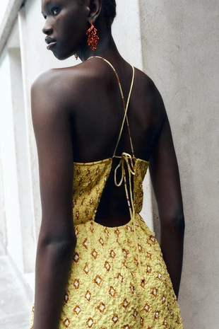 Платье миди с принтом- Заказать в России